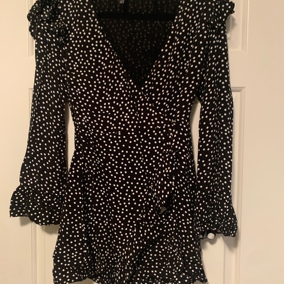 Black wrap dress - Picture 1 of 1